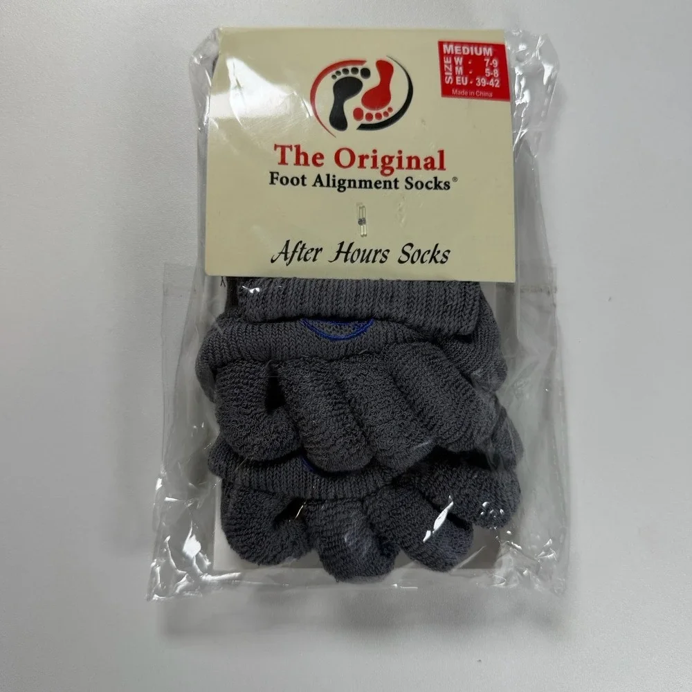 The Original Foot Alignment Socks Gray Size medium 7-9
